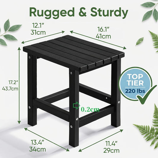 19.68-Inch Oversized Outdoor Side Table, Adirondack Side Table for Patio detail image