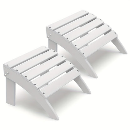 Outdoor Ottoman shown in the White, 2pcs（28 steels） option