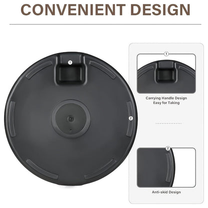 19-Inch Heavy-Duty Umbrella Base for Outdoor Shade and Protection in Patio detail image - detail view 9