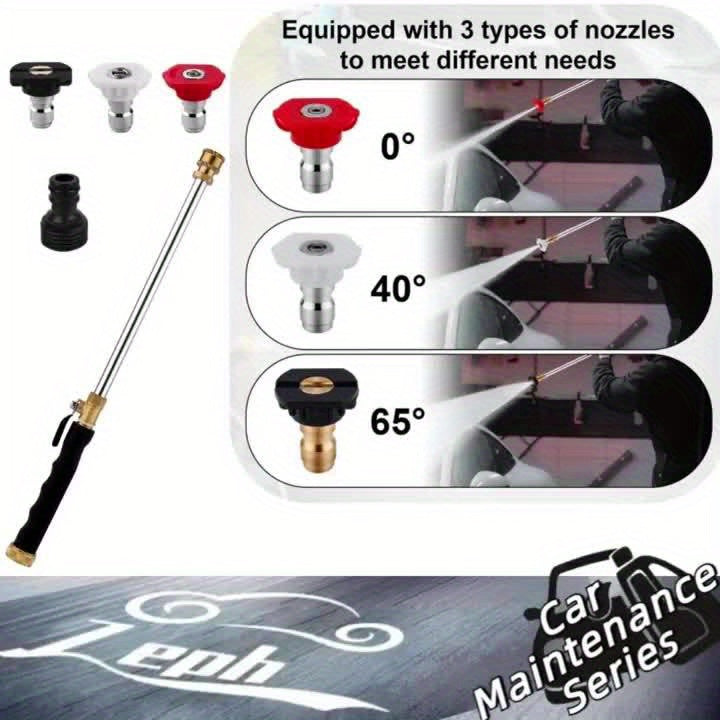 Pressure Washer Wand | Garden Hose Car Patio Yard Cleaning Nozzles