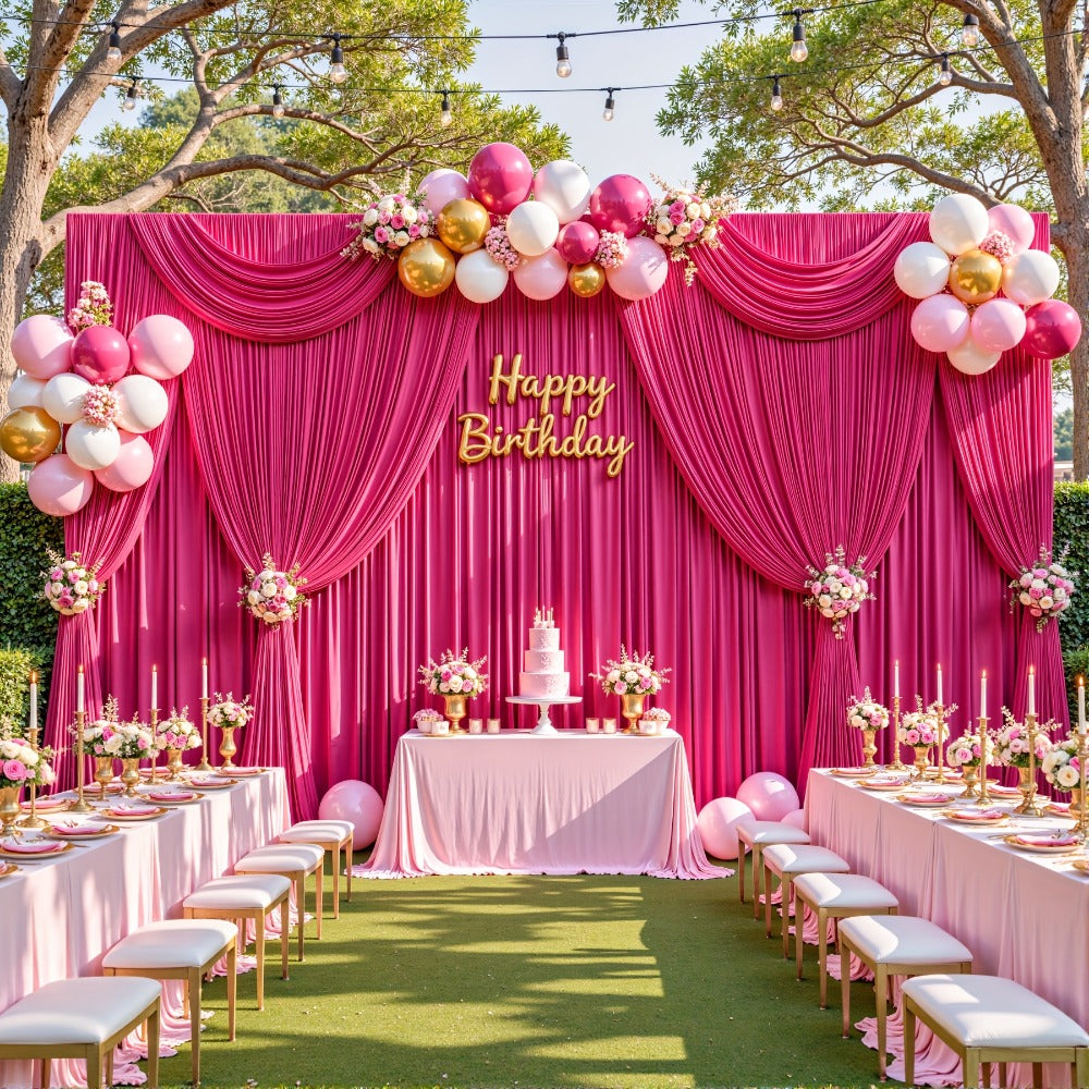 Two-Piece Photography Backdrop Curtain Set, 59 x 118 Inches per Panel, with Rod Pockets and Color Options