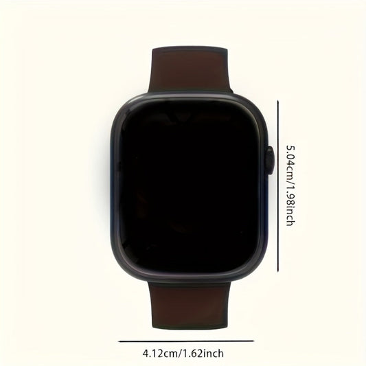 Smart Watch 1.83-Inch Edge-to-Edge Touch Display with Custom Faces, Calling and Black or Pink Bands