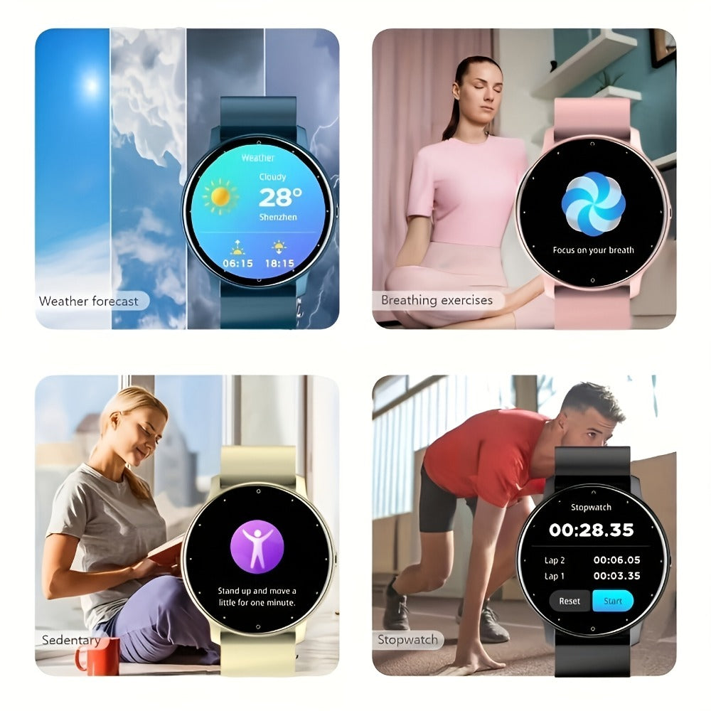 Smart Watch Round Display with Wireless Calling, Voice Assistant and Single or Two-Watch Options
