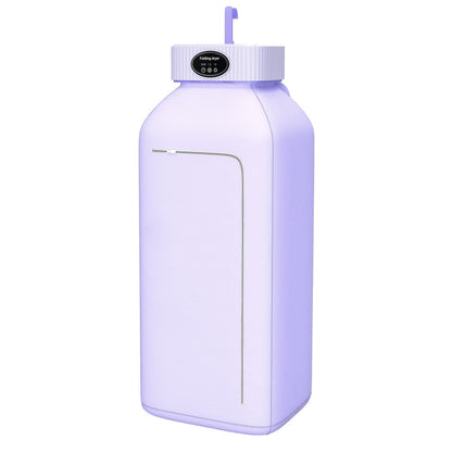 Portable Clothes Dryer with Tall Foldable Fabric Cabinet in Pink, Khaki or Purple Checkout Colors