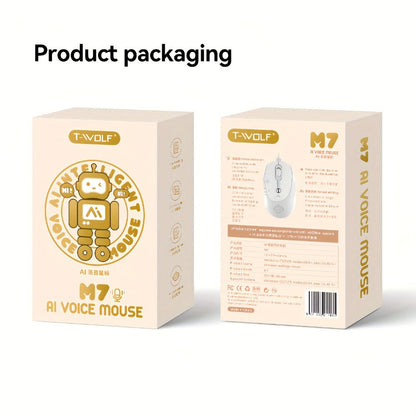 AI Voice Input Wireless Mouse with Real-Time Translation & Auto Writing, PPT Assistant for an Everyday Personal Care Routine
