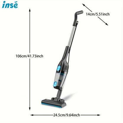 Cordless Stick Vacuum 30KPa 600W Motor 68oz Bagless Upright Vacuum Cleaner for House Car Hard Floor Carpet Pet Hair Multi-Color