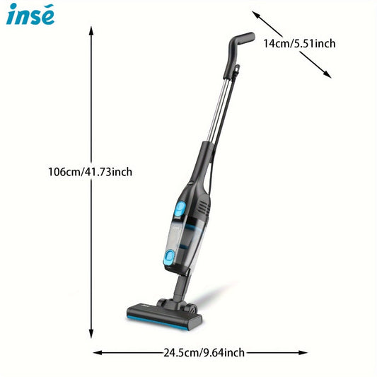 Cordless Stick Vacuum 30KPa 600W Motor 68oz Bagless Upright Lightweight Vacuum Cleaner for House Car Hard Floor Carpet Pet Hair Multi-Color