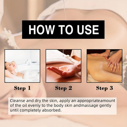 Jojoba-Labeled Body Massage Oil Two-Bottle Set with 100 ml Bottles and Glass Dropper Accessory