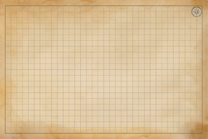 Fantasy Tabletop RPG Starter Map Set with Six Terrain Grids, Dice, Character Sheets and Templates