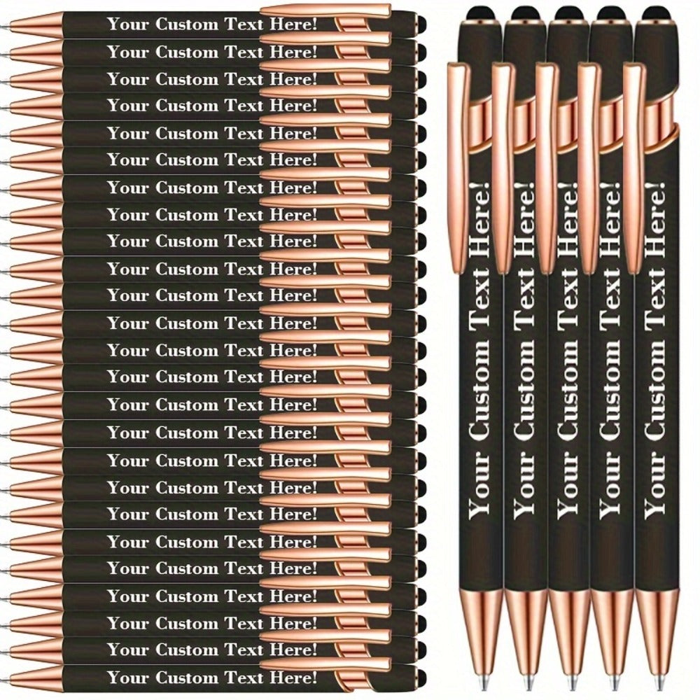 30-Pack Ballpoint Stylus Pens with Touchscreen Tips, Comfortable Grips and Seven Color Options