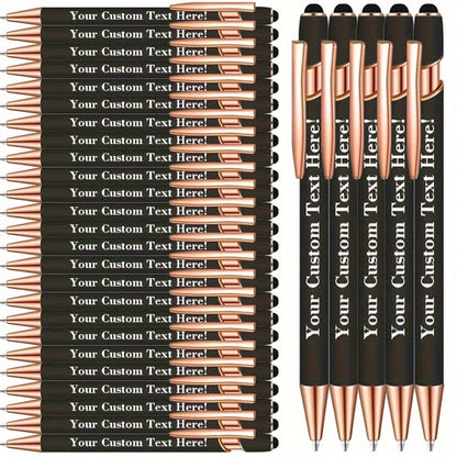 30-Pack Ballpoint Stylus Pens with Touchscreen Tips, Comfortable Grips and Seven Color Options