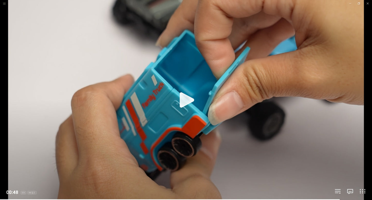 Mini Remote Control Pickup Truck with Detachable Trailer, Five Color Options and Spring Suspension