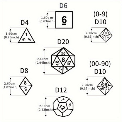 175-Piece Multicolor Polyhedral Dice Collection with 25 Seven-Die Sets and Printed Drawstring Pouch