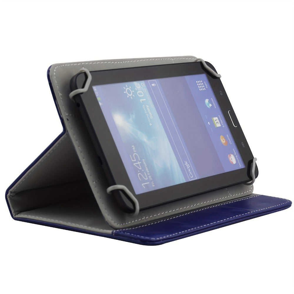 Universal 7- or 8-Inch Tablet Sleeve Case with Magnetic Closure, Folding Stand and Ten Size-Color Options