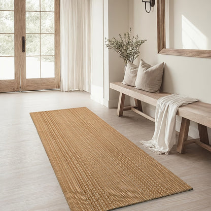 Washable Area Rug Non-Slip Rubber Backed Braided Woven Cotton Kitchen Mat Indoor Entryway Living Room Bedroom Floor Rug Multi-Size