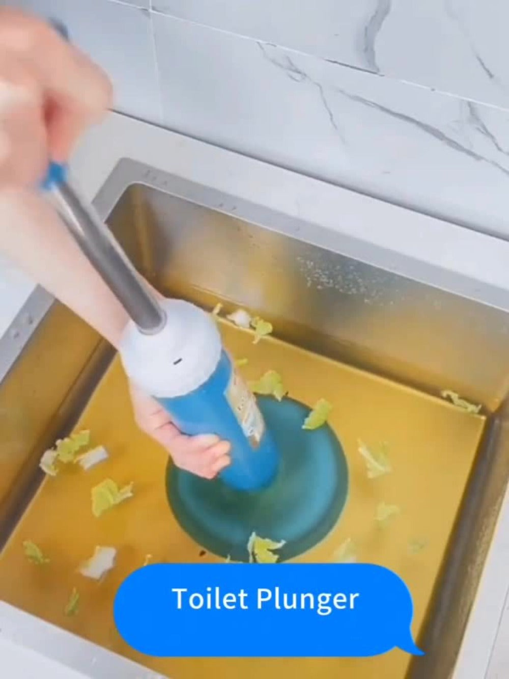 Flexible High-Pressure Drain Pipe Clog Remover - Manual Toilet Plunger & Pipe Dredging Tool