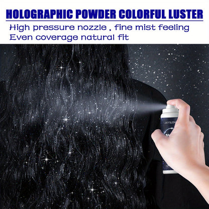 60 ml Body Glitter Spray for Skin, Hair and Clothing in Single Fine-Mist Checkout Option for Party Makeup
