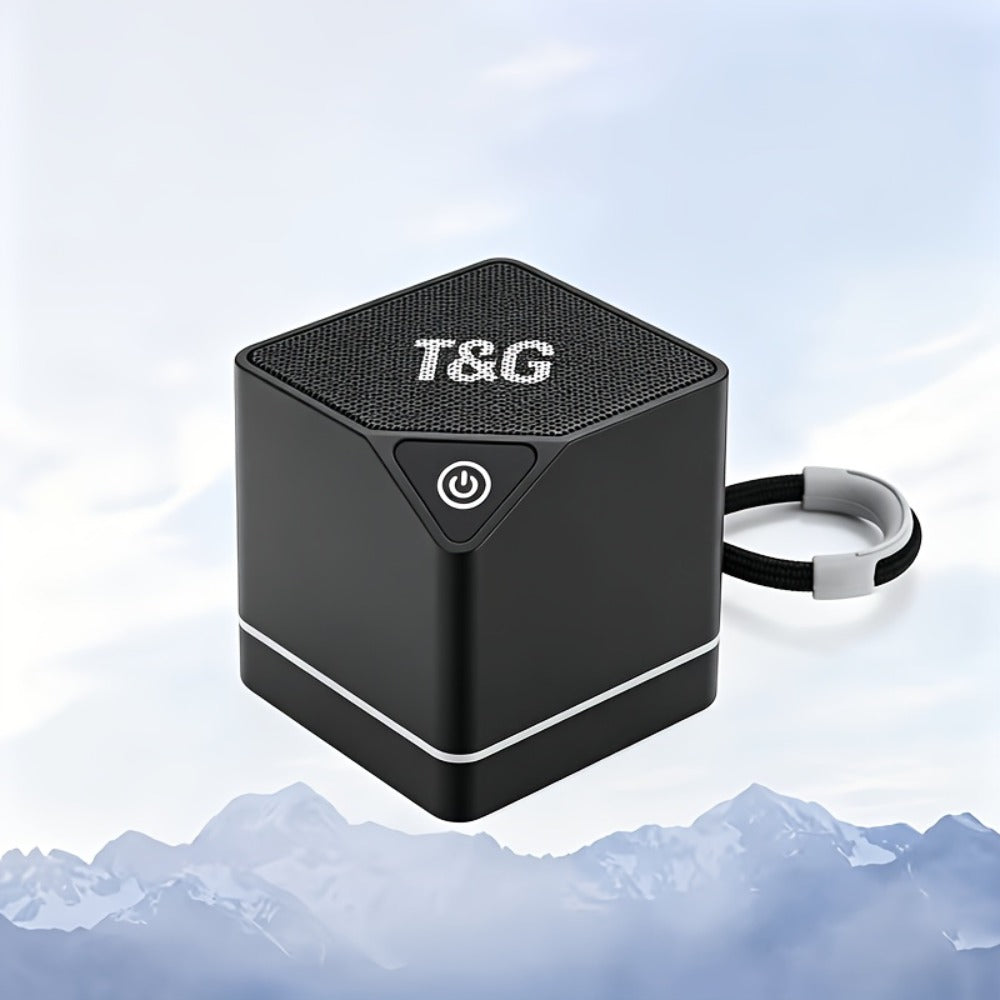 T&G TG659 Mini Bluetooth Speaker IPX4 Waterproof 3W Loud Sound Type-C Rechargeable Wireless Speaker for Pool Party Beach Camping Travel Compatible with Smartphones Tablets TV