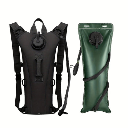 Water Bladder Backpack with 3L & 101.44oz BPA-Free Bladder – Oxford Cloth Hydration Pack for Hiking, Camping & Outdoor Adventures, Multiple Colors Available