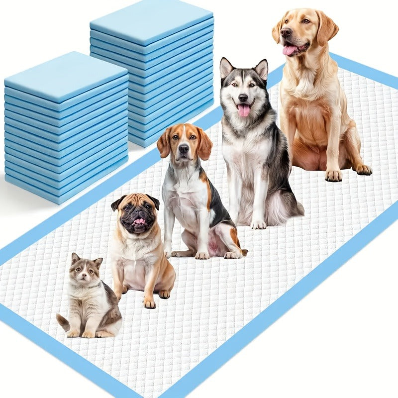 Dog Training Pads Disposable Bulk Packs, 23.62 x 23.62 Inches with 50, 125, 200 or 300-Pad Count Options