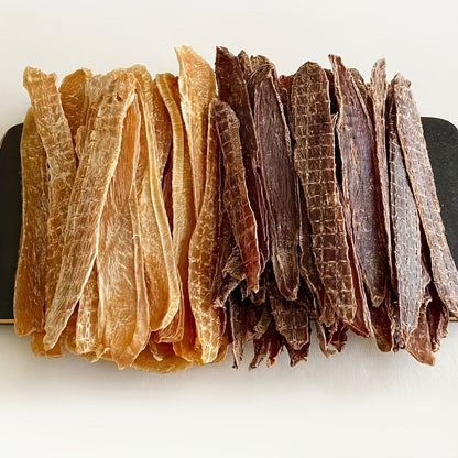 Dog Treats Duck Jerky Strips in a 150g Pack with One Retained Flavor Option for Reward Use