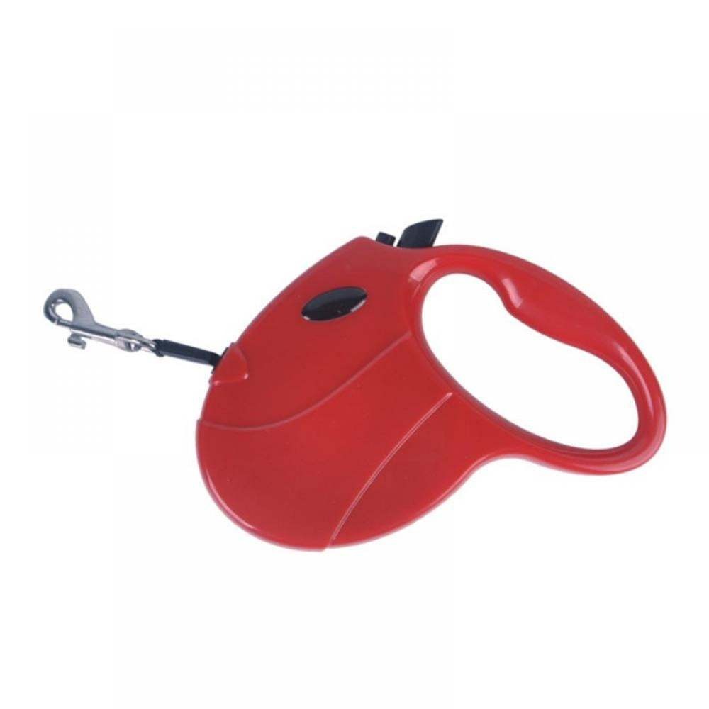 Retractable Dog Leash 16ft for Small & Medium Dogs – Non-Slip Grip, 360° Swivel Hook, One-Hand Lock, Up to 30 lbs