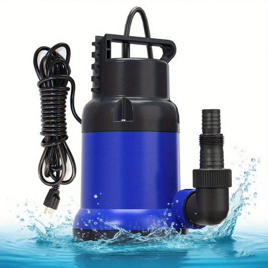 Submersible Sump Pump 1HP 4600GPH Portable Utility Water Pump for Pool Basement Flood Hot Tub