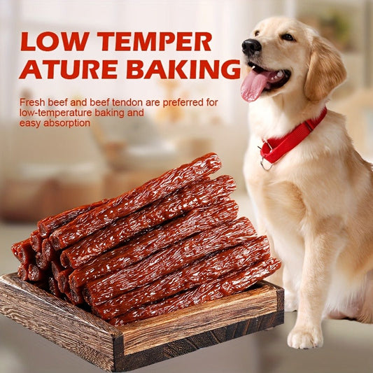 Dog Treats Beef Tendon Strips, Beef Cubes and Egg Yolk Bites in Seven 150g Variety Options