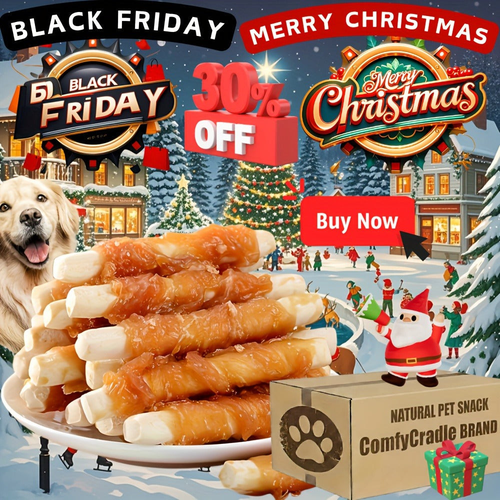 Dog Treats BLACK DUCK Chicken-Wrapped Milk Sticks in 200g and 400g Package Options for Reward Use