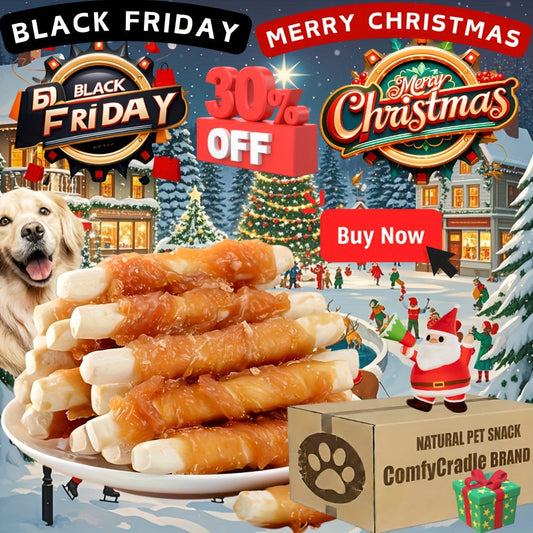 Calcium Stick Dog Treats – Chicken Wrapped Milk Calcium Sticks, High Protein Easily Digestible Training Rewards for Small Medium Large Dogs, Healthy Dental Chews with Real Chicken & Milk, 200g & 400g