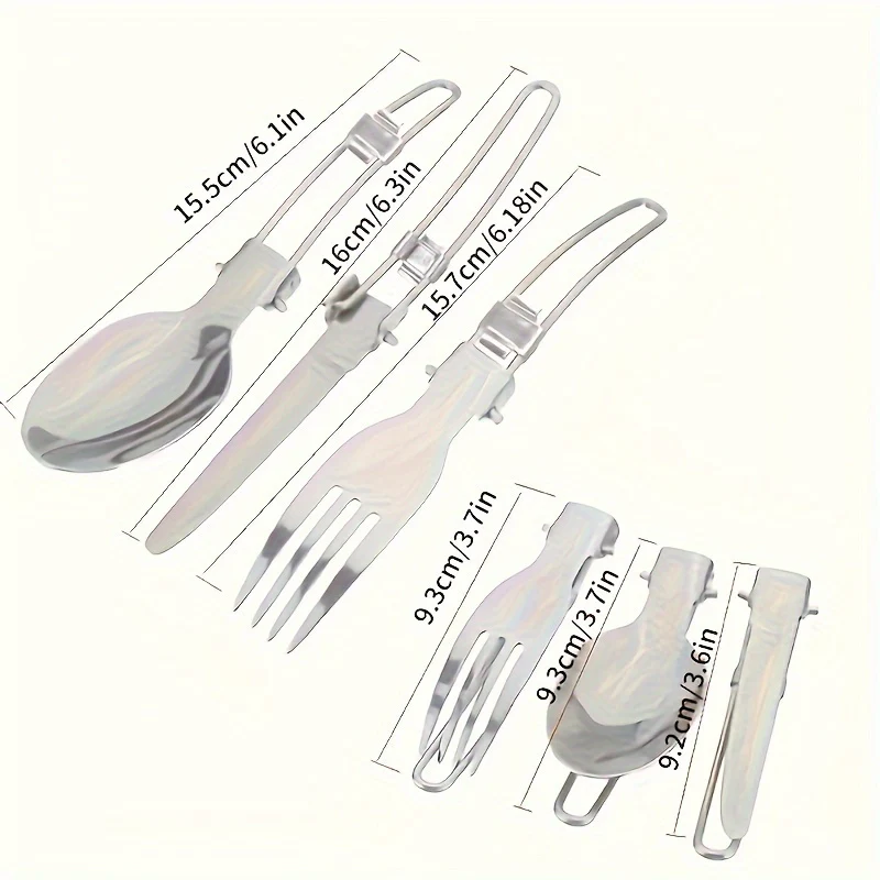 Stainless Steel Camping Cookware Set Portable Outdoor Cooking Pot with Foldable Storage Knives Forks Lightweight Compact for Backpacking Hiking Picnic Travel Orange Green Gift Ready