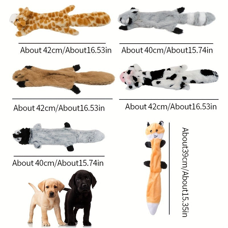 Dog Toys Squeaky Leather-Case Activity Set for Chew, Teething and Interactive Play Across Dog Sizes