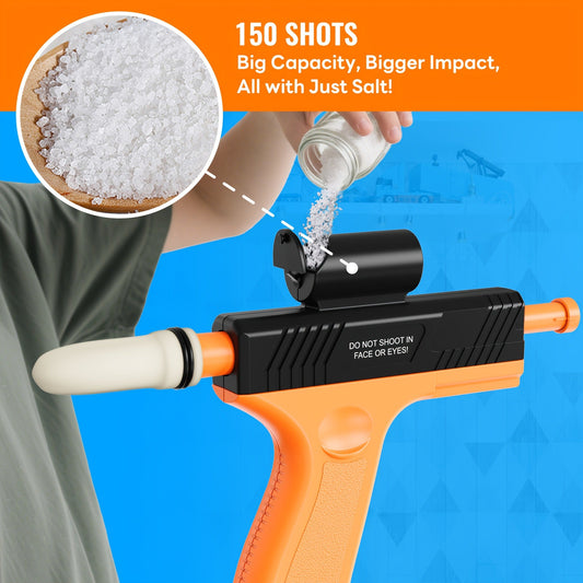 Bug Salt Gun Fly Killer Pistol Salt Shooter Pest Control Toy No Chemicals No Batteries Indoor Outdoor Home Garden Camping Gift