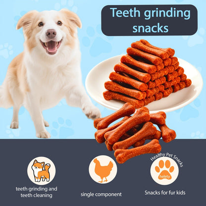 Dog Treats Chicken and Rice Dumbbell-Shaped Bites with Multipack and Two Flavor-Label Options