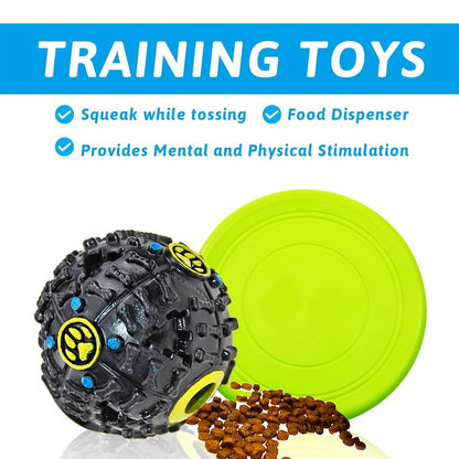 Puppy Chew Toys 16-Pack – Teething Bundle for Small Dogs & Aggressive Chewers with Squeaky Toys & IQ Treat Ball
