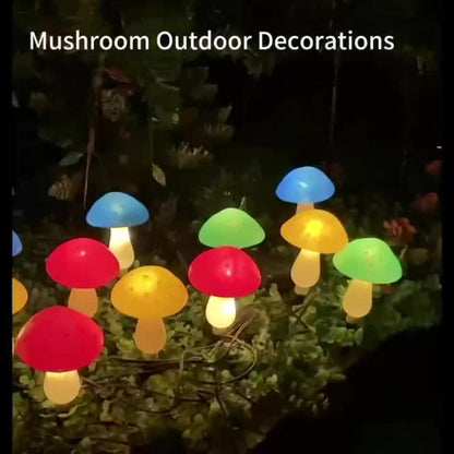 Solar Mushroom Lights Outdoor 8 Pack – 8 Lighting Modes, Color Changing Garden Stake Lights for Yard, Pathway, Halloween & Holiday Decor – Solar Powered Waterproof Mushroom Garden Lights