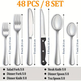 Silver 48 pieces/set