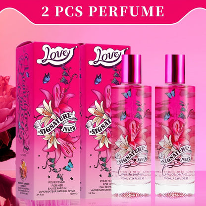 Eau de Parfum for Women 3.4 oz - Fruity Perfume Spray Mango Grapefruit Wild Strawberry, Long Lasting Feminine Fragrance for Dating Daily Wear Parties, 1pc or 2pcs Gift Set