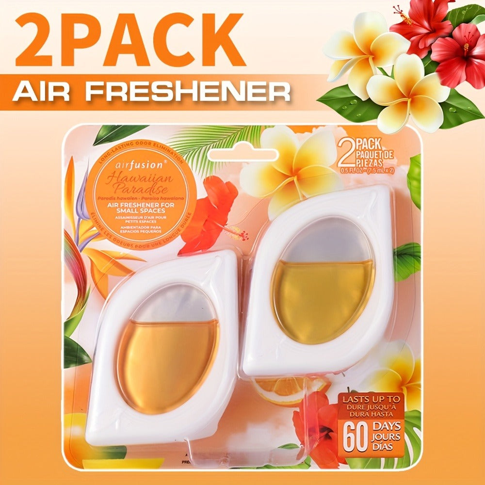 Compact Air Freshener Cups in Six Scents, Available in 2, 6 or 12 Packs for Closets, Bathrooms and Small Spaces