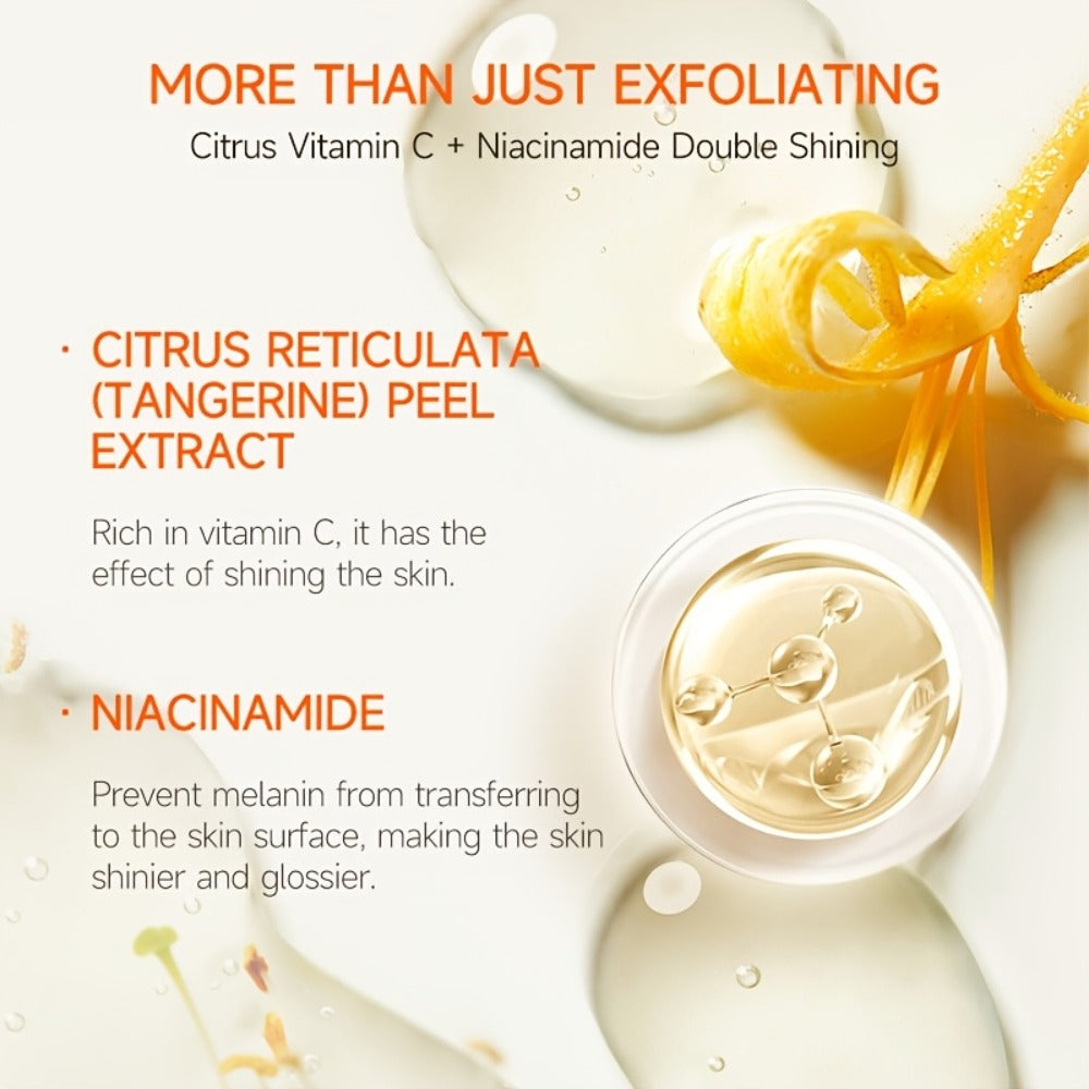 Facial Exfoliating Gel Two-Pack with Two 60g Orange Tubes, Flip-Top Caps and Face-or-Body Rinse-Off Format