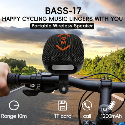 Wireless Bike Speaker with Removable Bicycle Mount, USB Rechargeable Portable Outdoor Bluetooth Speaker for Mountain Bikes Road Bikes Cycling Commuting and Hiking