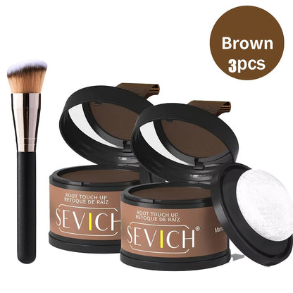 Root Touch-Up Hairline Powder Compact in Thirteen Shades with Exact Two- or Three-Piece Options