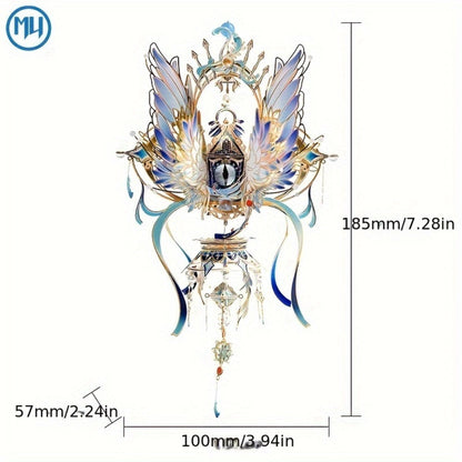 3D Metal Puzzle Model Kit – God's Eye & Angel's Eye MU Assembly, Laser-Cut DIY Craft, Artistic Home & Office Decor, Unique Birthday Gift for Adults, Teens, Girlfriend Boyfriend