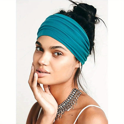 Twenty-Piece Wide Knot Headband Assortment in Protected Solid Colors for Everyday Hair Styling