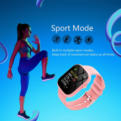Pink Smartwatch for Women & Men – 2.01" Screen Bluetooth 5.3 Multiple Sports Modes Pedometer Fitness Tracker Lightweight Silicone Strap Everyday Activity Watch Affordable Gift for Her Him