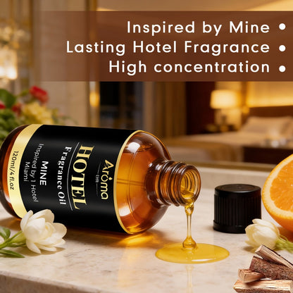 120ml Hotel-Style Fragrance Oil for Diffuser or Candle Projects in M Way, White Tea, Carlton or Beach Villas