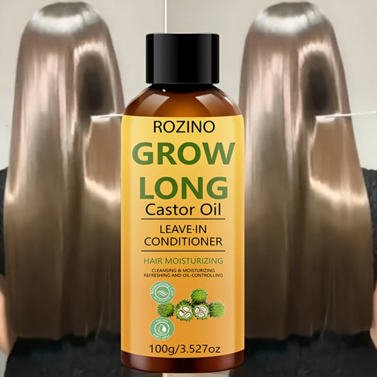 Deep Repair Castor Oil Hair Conditioner 100ml Thickening Scalp Treatment — Strengthens Roots Removes Dandruff Controls Oil & Prevents Hair Loss for Dry Damaged Thinning Hair All Hair Types