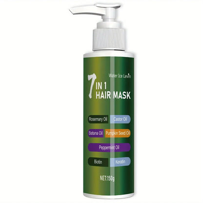 150g 7-in-1 Hair Mask in Green Pump Bottle, Offered in Single-Bottle or Two-Bottle Quantity Options