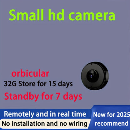 Security Camera Mini 1080P Pan-Tilt Model with Dual-Band WiFi, Infrared Night Vision and 7, 10 or 20-Day Standby Options