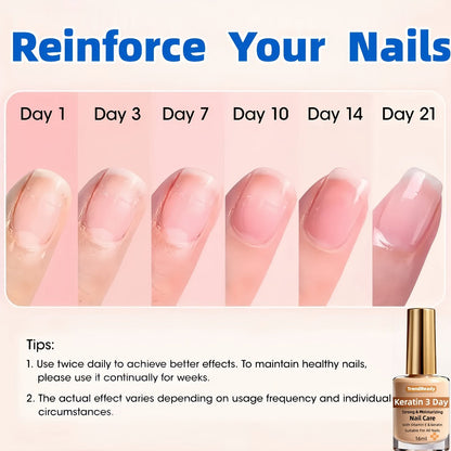Gold-Cap Nail Care Coating in 16 ml Bottles with Two- or Four-Piece Quantity Options and Beige Labels